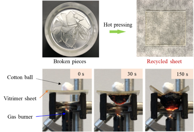 Photos from lab testing